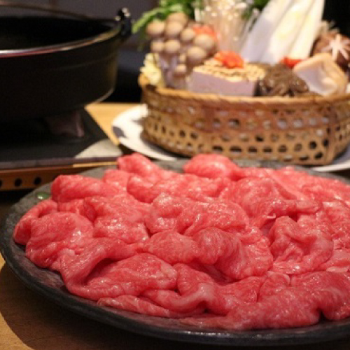 ⑤熊本県産あか牛すき焼き肉